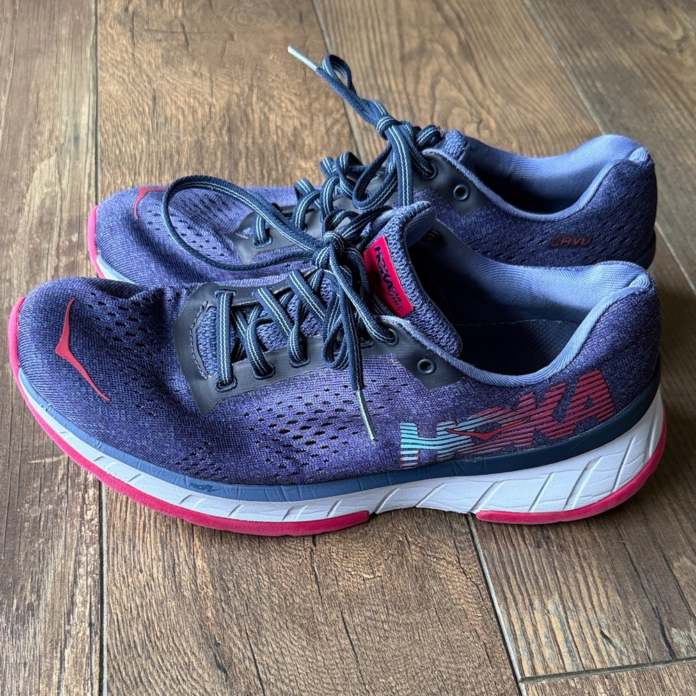 Hoka Women's Athletic Shoes - Purple and Pink